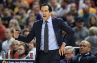 Erik Spoelstra has spent his entire coaching career with the Miami Heat